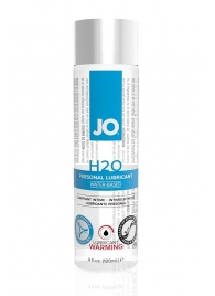 Возбуждающий лубрикант на водной основе JO Personal Lubricant H2O Warming - 120 мл. - System JO - купить с доставкой в Первоуральске