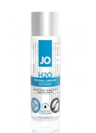 Охлаждающий лубрикант на водной основе JO Personal Lubricant H2O COOLING - 60 мл. - System JO - купить с доставкой в Первоуральске