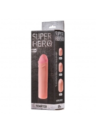 Фаллоудлинитель SUPER HERO Tempter - 16 см. - Lola Games - в Первоуральске купить с доставкой