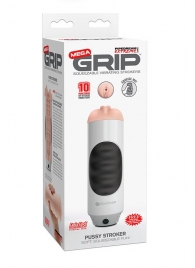 Мастурбатор-вагина Extreme Toyz Mega Grip Vibrating Stroker Mouth - Pipedream - в Первоуральске купить с доставкой