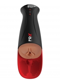 Мастурбатор-вагина в колбе с вибрацией Fuck-O-Matic Pro XL - Pipedream - в Первоуральске купить с доставкой