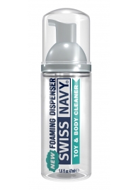 Очищающая пенка для игрушек и тела Toy   Body Cleaner Foamer - 47 мл. - Swiss navy - купить с доставкой в Первоуральске