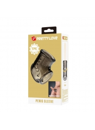 Дымчатая насадка на пенис и мошонку - Baile - в Первоуральске купить с доставкой