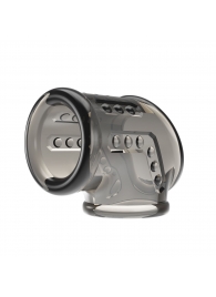 Дымчатая насадка на пенис и мошонку - Baile - в Первоуральске купить с доставкой