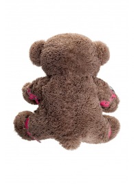 Бондажный набор: бурый мишка с розовыми оковами и наручниками - Pecado - купить с доставкой в Первоуральске