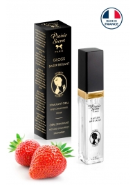 Стимулирующий блеск для губ со вкусом клубники - 7 мл. - Plaisir Secret - купить с доставкой в Первоуральске Стимулирующий блеск для губ со вкусом клубники - 7 мл. - Plaisir Secret - купить с доставкой в Первоуральске