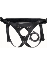 Пояс Hard Brutal для больших насадок - LOVETOY (А-Полимер) купить в Первоуральске с доставкой в Orgasmix.ru Пояс Hard Brutal для больших насадок - LOVETOY (А-Полимер) - купить с доставкой в Первоуральске