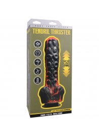 Черно-красная мини-машина на присоске Tendril Thruster - 21,6 см. - Doc Johnson - купить с доставкой в Первоуральске