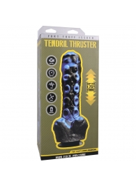 Черно-синяя мини-машина на присоске Tendril Thruster - 21,6 см. - Doc Johnson - купить с доставкой в Первоуральске