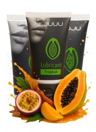 Набор из 3 съедобных лубрикантов JUJU со вкусом тропических фруктов - JuJu - купить с доставкой в Первоуральске Набор из 3 съедобных лубрикантов JUJU со вкусом тропических фруктов - JuJu - купить с доставкой в Первоуральске