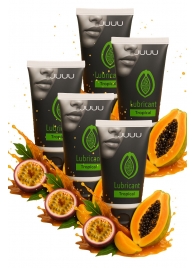 Набор из 5 съедобных лубрикантов JUJU со вкусом тропических фруктов - JuJu - купить с доставкой в Первоуральске Набор из 5 съедобных лубрикантов JUJU со вкусом тропических фруктов - JuJu - купить с доставкой в Первоуральске