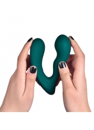 Темно-бирюзовый вибромассажер простаты Solstice X - Magic Motion - в Первоуральске купить с доставкой