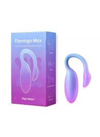 Голубой вибратор Flamingo Max - Magic Motion в Первоуральске Голубой вибратор Flamingo Max - Magic Motion
