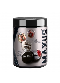 Черные утолщенные презервативы MAXUS Extra Strong с железным кейсом - 15 шт. - Maxus - купить с доставкой в Первоуральске