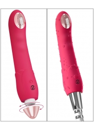 Малиновая насадка на душ с вибрацией Showers to orgasm - 20,1 см. - Orion - купить с доставкой в Первоуральске