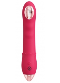 Малиновая насадка на душ с вибрацией Showers to orgasm - 20,1 см. - Orion - купить с доставкой в Первоуральске