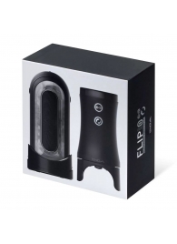 Набор Tenga Flip Zero Electronic Vibrotation: мастурбатор с вибрацией и устройство вращения - Tenga - в Первоуральске купить с доставкой