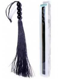 Черная силиконовая плеть - 37 см. - Boys of Toys - купить с доставкой в Первоуральске