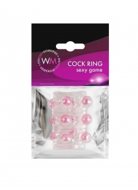 Прозрачная сквозная насадка на пенис с цветными шариками - Erowoman-Eroman - в Первоуральске купить с доставкой