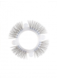 Эластичное кольцо с «ресничками» и 4 шариками - Sextaz - в Первоуральске купить с доставкой