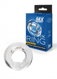 Прозрачное эрекционное кольцо-бублик - Sex Expert - в Первоуральске купить с доставкой