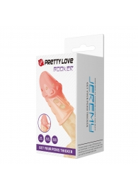 Телесная насадка на пенис Booker - 8 см. - Baile - в Первоуральске купить с доставкой