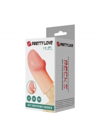 Телесная насадка на пенис Huel - 9 см. - Baile - в Первоуральске купить с доставкой