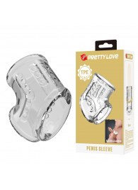 Прозрачная насадка на пенис и мошонку - Baile - в Первоуральске купить с доставкой