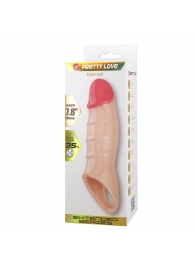 Телесная удлиняющая насадка на пенис Darnel - Baile - в Первоуральске купить с доставкой
