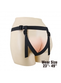 Черные трусики харнесс с платформой Caludio I - Baile - купить с доставкой в Первоуральске