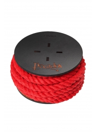 Красная веревка для шибари на катушке - 5 м. - Pecado - купить с доставкой в Первоуральске