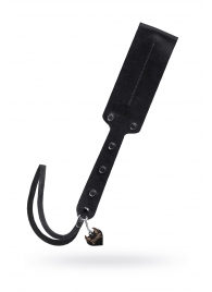 Черный кожаный пэддл - 32 см. - Pecado - купить с доставкой в Первоуральске