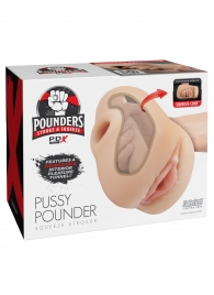 Телесный мастурбатор-вагина Pussy Pounder Squeeze Stroker - Pipedream - в Первоуральске купить с доставкой