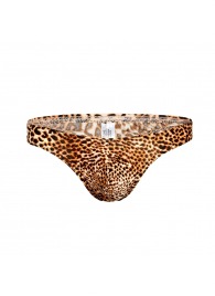 Леопардовые трусы-тонги - Romeo Rossi купить с доставкой