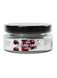 Массажная свеча «Спелая вишня» - 50 мл. - SGAN - купить с доставкой в Первоуральске