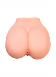 Реалистичный мастурбатор в форме попки с 2 любовными входами - No Name - в Первоуральске купить с доставкой