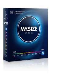 Презервативы MY.SIZE размер 72 - 3 шт. - My.Size - купить с доставкой в Первоуральске