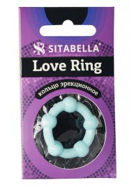 Цветное эрекционное кольцо Love Ring с бусинами - Sitabella - в Первоуральске купить с доставкой