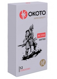 Точечные презервативы OKOTO Dotted - 12 шт. - Sitabella - купить с доставкой в Первоуральске