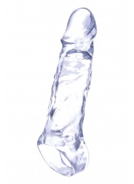 Прозрачная насадка-удлинитель Length Enhancer с подхватом - 16 см. - NMC - в Первоуральске купить с доставкой