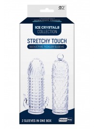Набор из 2 прозрачных насадок на член Seductive Tickler Sleeves Set - NMC - в Первоуральске купить с доставкой