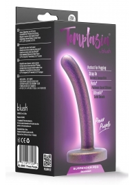 Фиолетовая насадка с гладкой поверхностью Surrender 4.75 Inch Beginner Pegging Dildo - 12 см. - Blush Novelties - купить с доставкой в Первоуральске