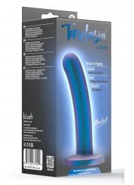 Синяя насадка с гладкой поверхностью Surrender 5.75 Inch Intermediate Pegging Dildo - 14,6 см. - Blush Novelties - купить с доставкой в Первоуральске