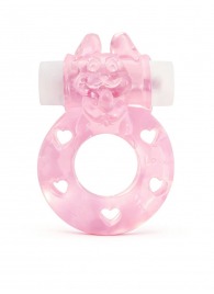 Розовое эрекционное виброкольцо в форме зайчика - 1137 - в Первоуральске купить с доставкой