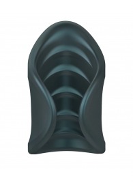 Серый сквозной мастурбатор с вибрацией Manwan Starter - Manwan - в Первоуральске купить с доставкой