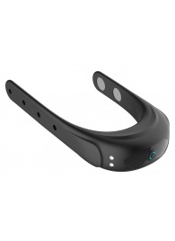 Черное эрекционное виброкольцо на ремешках - Boys of Toys - в Первоуральске купить с доставкой