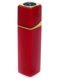 Красный мини-вибратор в форме помады - Boys of Toys