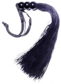 Черная силиконовая плетка - 25,4 см. - Boys of Toys - купить с доставкой в Первоуральске