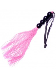 Розовая силиконовая плеть - 35,5 см. - Boys of Toys - купить с доставкой в Первоуральске