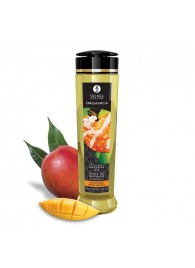 Массажное масло для тела Luscious Mango с ароматом манго - 240 мл. - Shunga - купить с доставкой в Первоуральске